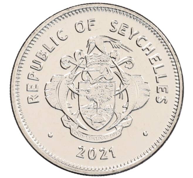 Монета 1 рупия 2021 года Сейшелы (Артикул: K12-67755) — Фото №2