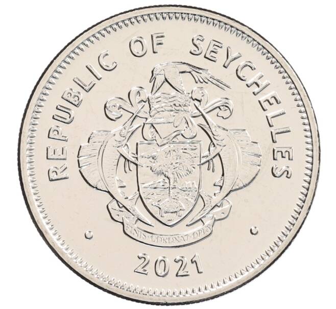 Монета 1 рупия 2021 года Сейшелы (Артикул: K12-67756) — Фото №2