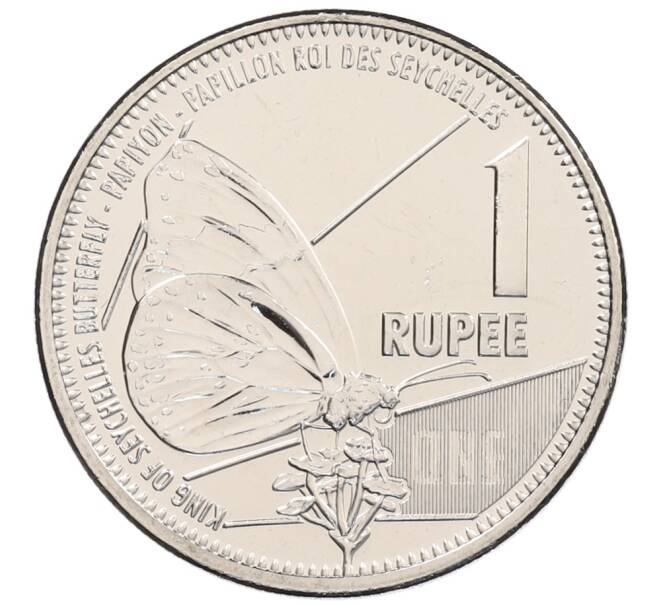Монета 1 рупия 2021 года Сейшелы (Артикул: K12-67757) — Фото №1