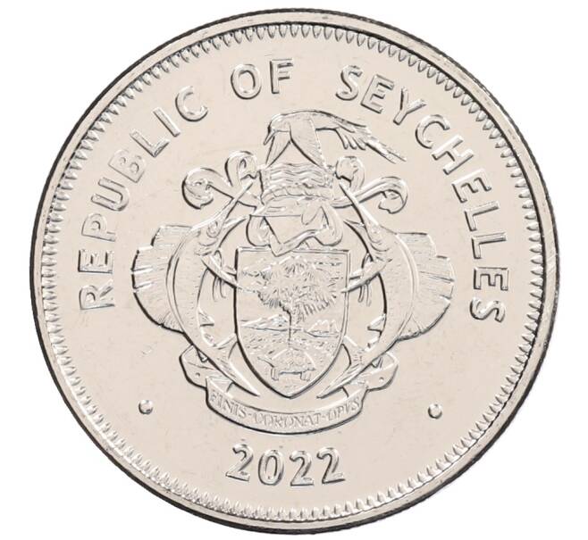 Монета 1 рупия 2022 года Сейшелы (Артикул: K12-67765) — Фото №2