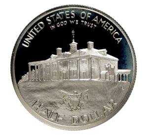 1/2 доллара (50 центов) 1982 года 250 лет со дня рождения Джорджа Вашингтона — Фото №2