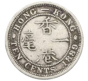 10 центов 1889 года Гонконг — Фото №1