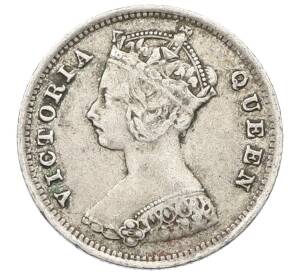 10 центов 1895 года Гонконг — Фото №2