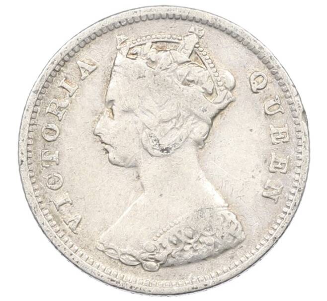 Монета 10 центов 1900 года Гонконг (Артикул: K4-0251) — Фото №2