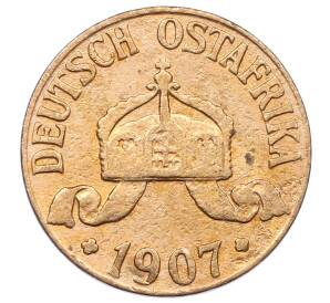 1 геллер 1907 года J Германская Восточная Африка — Фото №1