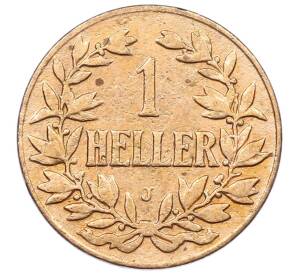 1 геллер 1907 года J Германская Восточная Африка — Фото №2