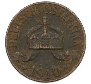 1 геллер 1910 года J Германская Восточная Африка — Фото №1