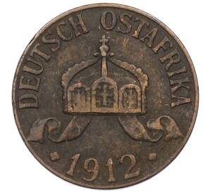 1 геллер 1912 года J Германская Восточная Африка — Фото №1