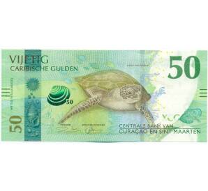 50 гульденов 2025 года Кюрасао и Синт-Мартен — Фото №1