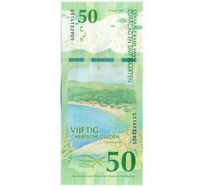 50 гульденов 2025 года Кюрасао и Синт-Мартен — Фото №2