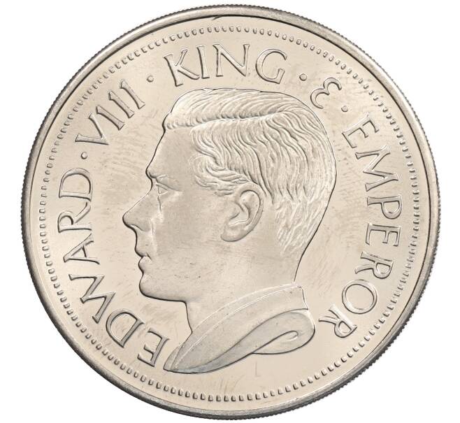 1 крона 1936 года Кипр — Эдуард VIII (Unusual) (Артикул: M2-89575) — Фото №2