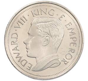 1 крона 1936 года Кипр — Эдуард VIII (Unusual) — Фото №2