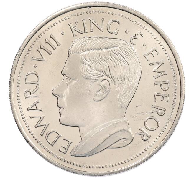 1 крона 1936 года Кипр — Эдуард VIII (Unusual) (Артикул: M2-89577) — Фото №2