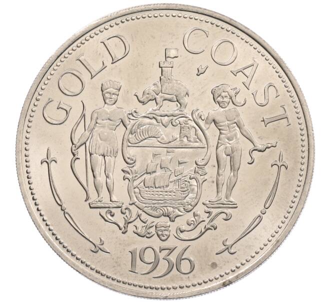 1 крона 1936 года Австралия «Золотой Берег» — Эдуард VIII (Unusual) (Артикул: M2-89604) — Фото №1