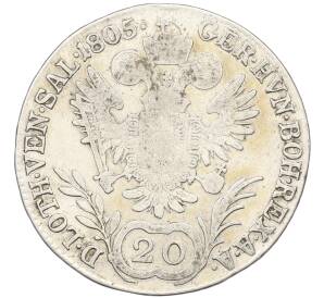 20 крейцеров 1805 года В Австрия — Фото №1