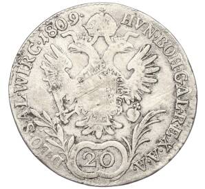 20 крейцеров 1809 года А Австрия — Фото №1