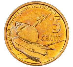 5 центов 2022 года Сейшелы — Фото №1