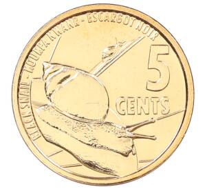 5 центов 2022 года Сейшелы — Фото №1