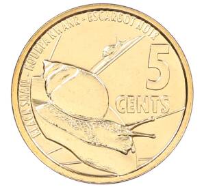5 центов 2022 года Сейшелы — Фото №1