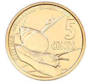 5 центов 2022 года Сейшелы — Фото №1