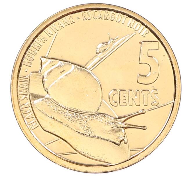 Монета 5 центов 2022 года Сейшелы (Артикул: K12-67986) — Фото №1