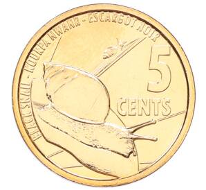 5 центов 2022 года Сейшелы — Фото №1