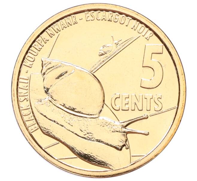 Монета 5 центов 2022 года Сейшелы (Артикул: K12-68016) — Фото №1