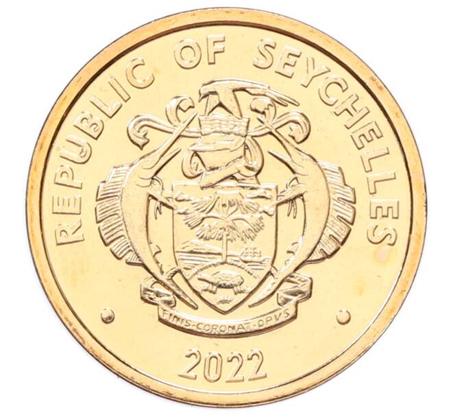 Монета 5 центов 2022 года Сейшелы (Артикул: K12-68016) — Фото №2