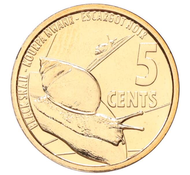 Монета 5 центов 2022 года Сейшелы (Артикул: K12-68019) — Фото №1