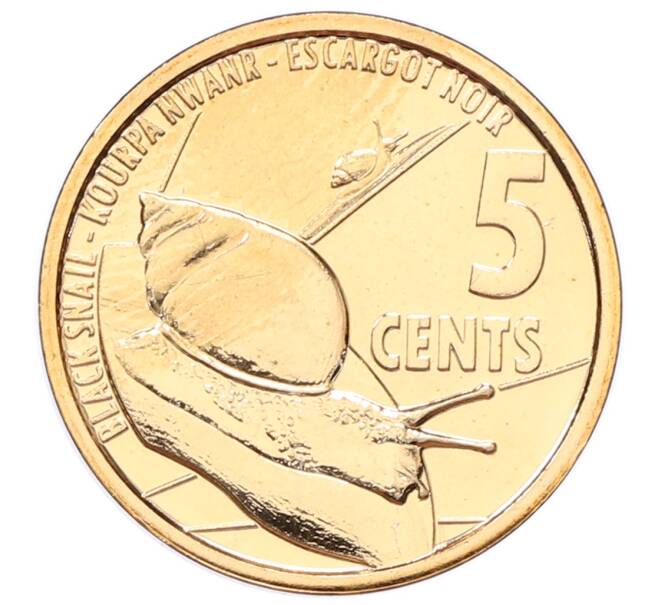 Монета 5 центов 2022 года Сейшелы (Артикул: K12-68021) — Фото №1