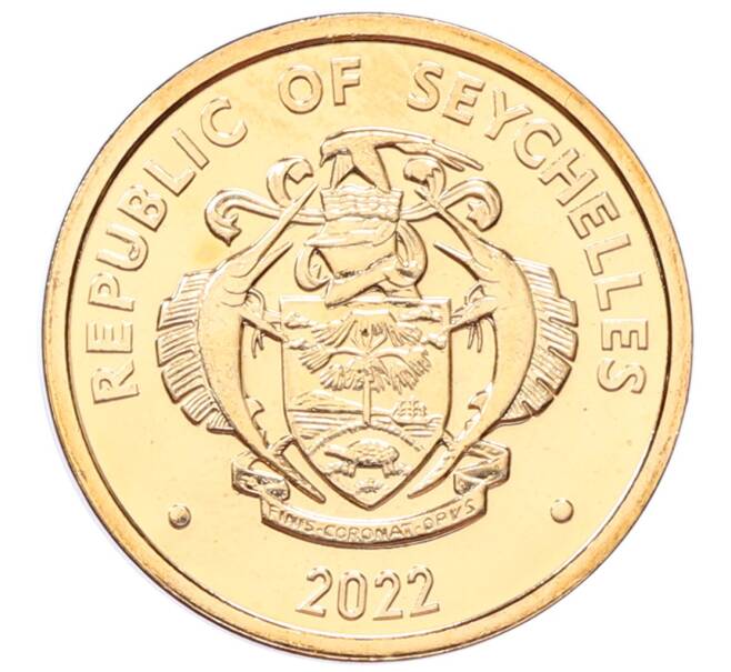 Монета 5 центов 2022 года Сейшелы (Артикул: K12-68021) — Фото №2