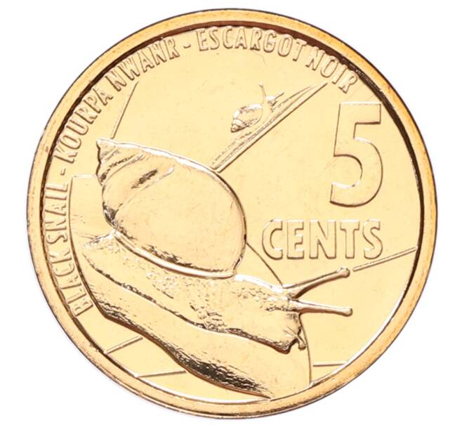 Монета 5 центов 2022 года Сейшелы (Артикул: K12-68022) — Фото №1