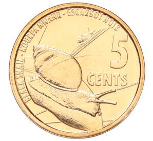 5 центов 2022 года Сейшелы — Фото №1