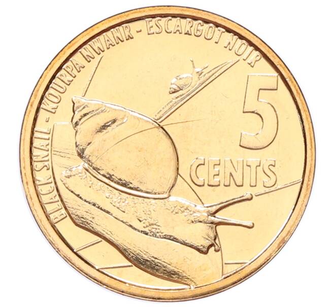 Монета 5 центов 2022 года Сейшелы (Артикул: K12-68023) — Фото №1