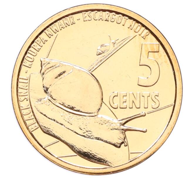 Монета 5 центов 2022 года Сейшелы (Артикул: K12-68024) — Фото №1