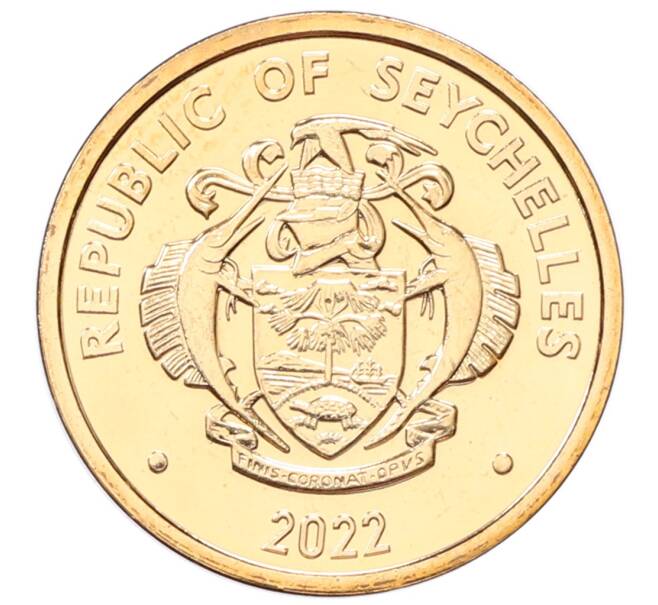 Монета 5 центов 2022 года Сейшелы (Артикул: K12-68024) — Фото №2