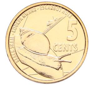 5 центов 2022 года Сейшелы — Фото №1
