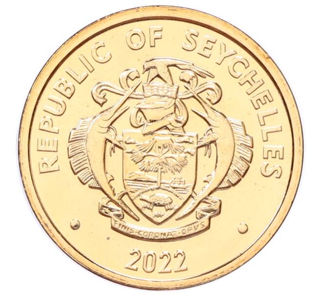 Монета 5 центов 2022 года Сейшелы (Артикул: K12-68027) — Фото №2
