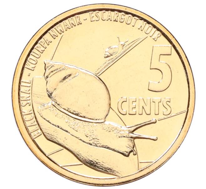 Монета 5 центов 2022 года Сейшелы (Артикул: K12-68029) — Фото №1