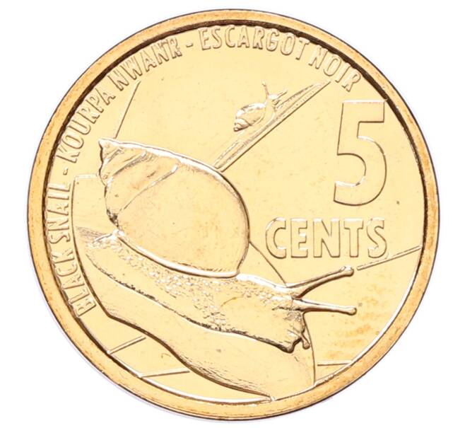 Монета 5 центов 2022 года Сейшелы (Артикул: K12-68033) — Фото №1