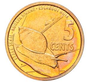 5 центов 2022 года Сейшелы — Фото №1