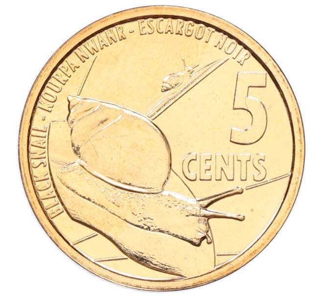 Монета 5 центов 2022 года Сейшелы (Артикул: K12-68035) — Фото №1
