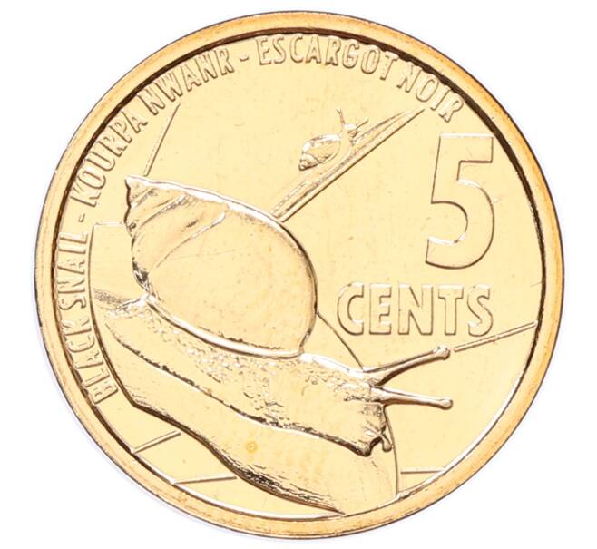 Монета 5 центов 2022 года Сейшелы (Артикул: K12-68038) — Фото №1