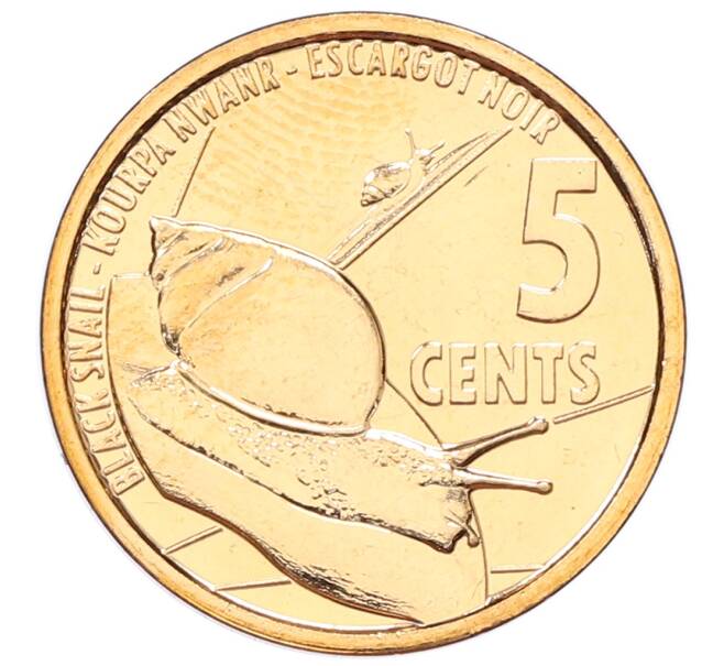 Монета 5 центов 2022 года Сейшелы (Артикул: K12-68039) — Фото №1
