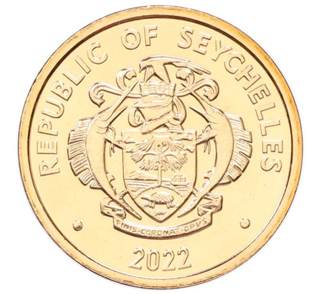 Монета 5 центов 2022 года Сейшелы (Артикул: K12-68043) — Фото №2