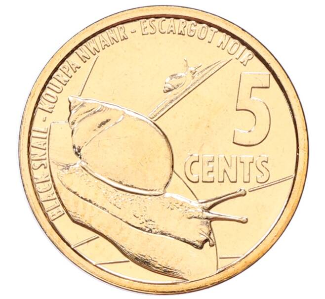 Монета 5 центов 2022 года Сейшелы (Артикул: K12-68048) — Фото №1