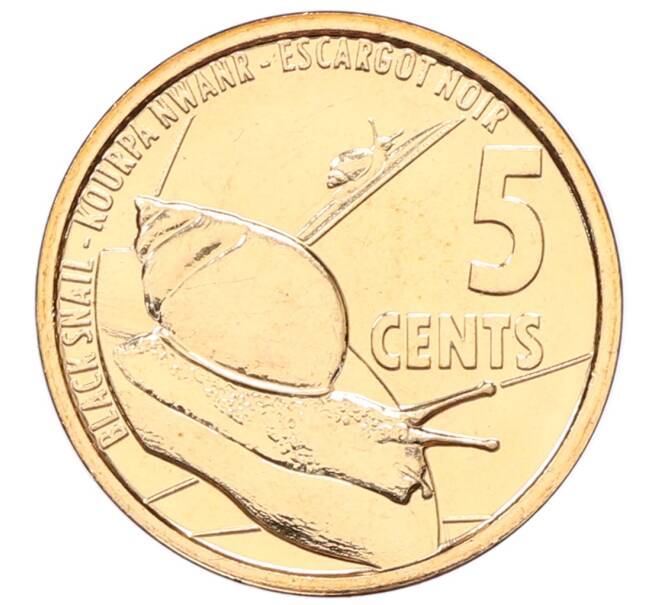Монета 5 центов 2022 года Сейшелы (Артикул: K12-68050) — Фото №1