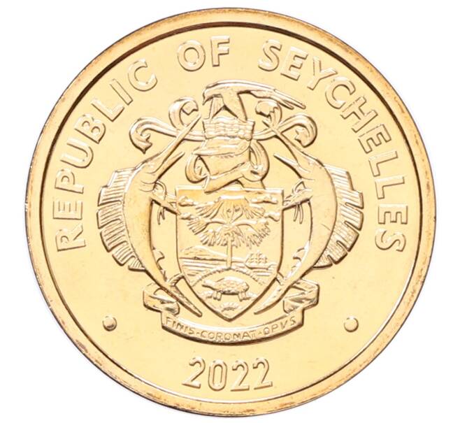 Монета 5 центов 2022 года Сейшелы (Артикул: K12-68050) — Фото №2
