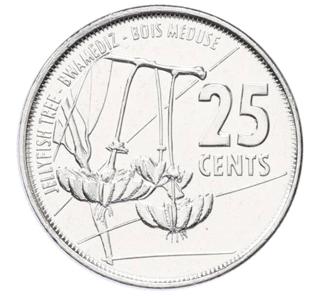 Монета 25 центов 2021 года Сейшелы (Артикул: K12-68054) — Фото №1