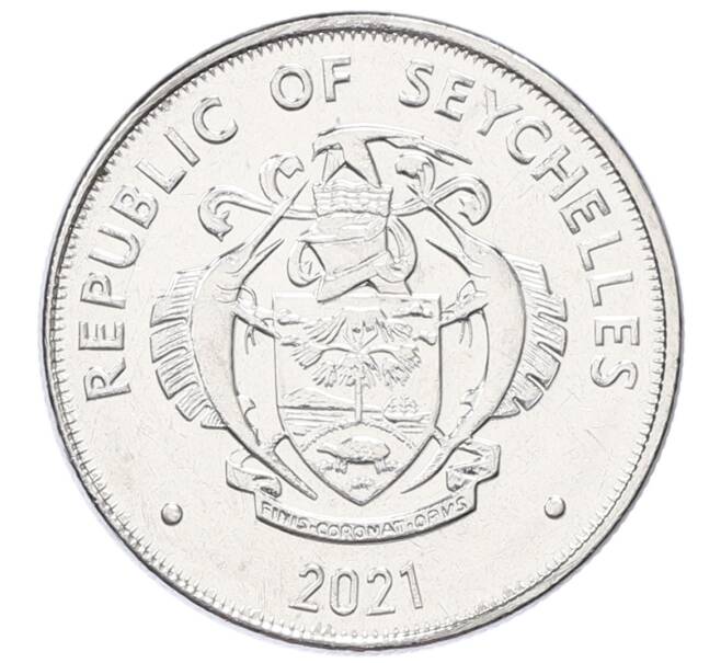 Монета 25 центов 2021 года Сейшелы (Артикул: K12-68101) — Фото №2